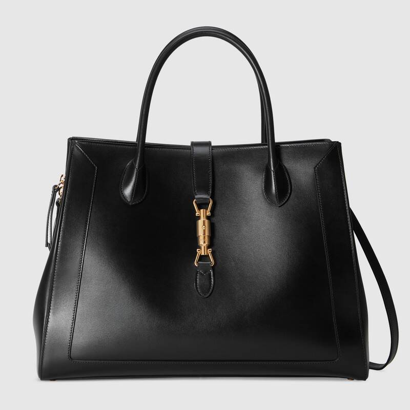 Gucci Jackie 1961 Large Tote Bag Shoulder Bag 649015 Black